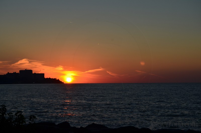 Lake Erie from Cleveland, Ohio