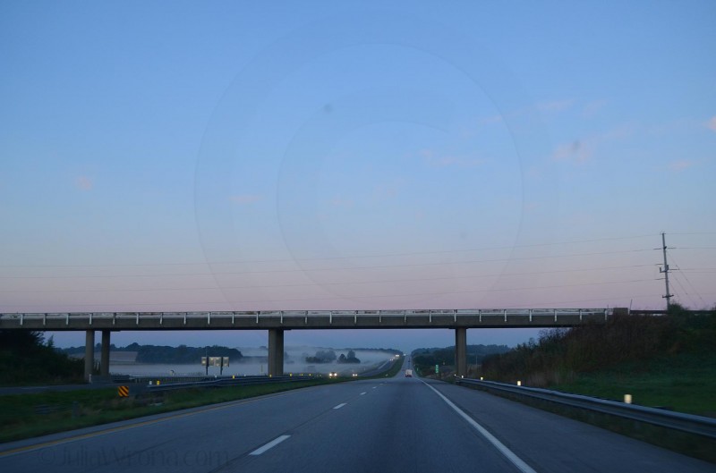 Dawn on i-70 in Missouri