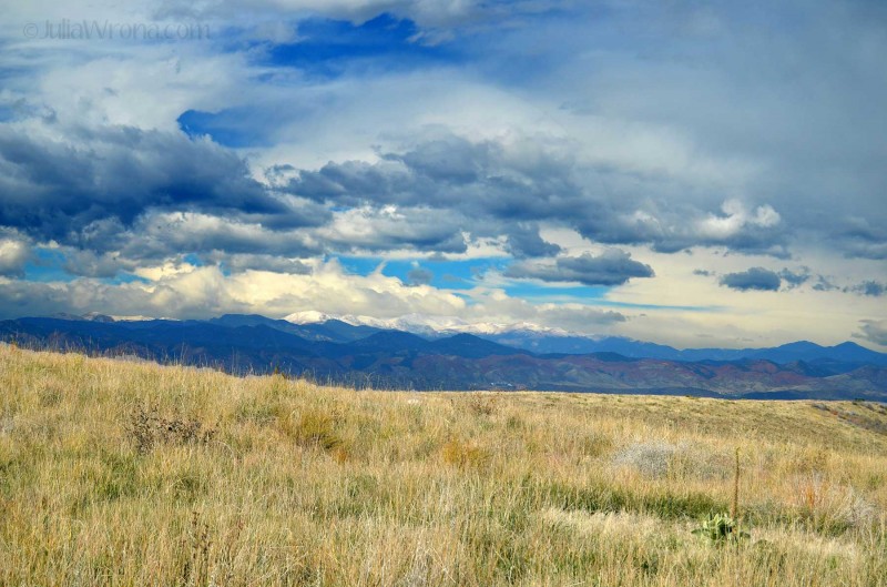 Rocky Mountains from Lone Tree, Colorado