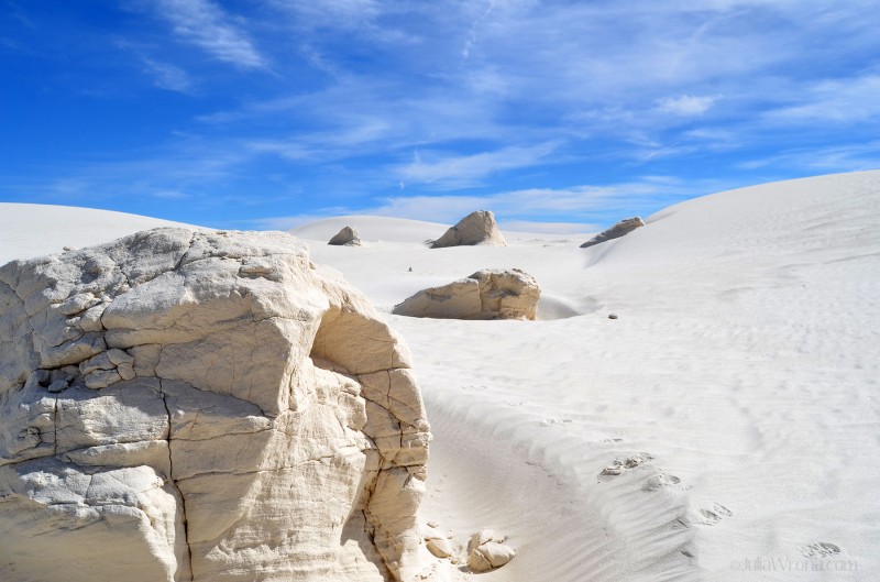 Sand formations at White Sands National Park