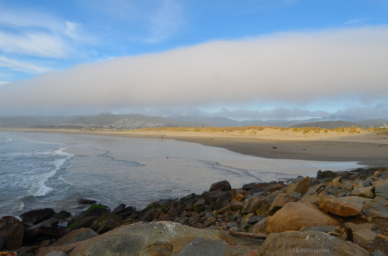 Beach at Morro Bay, California
