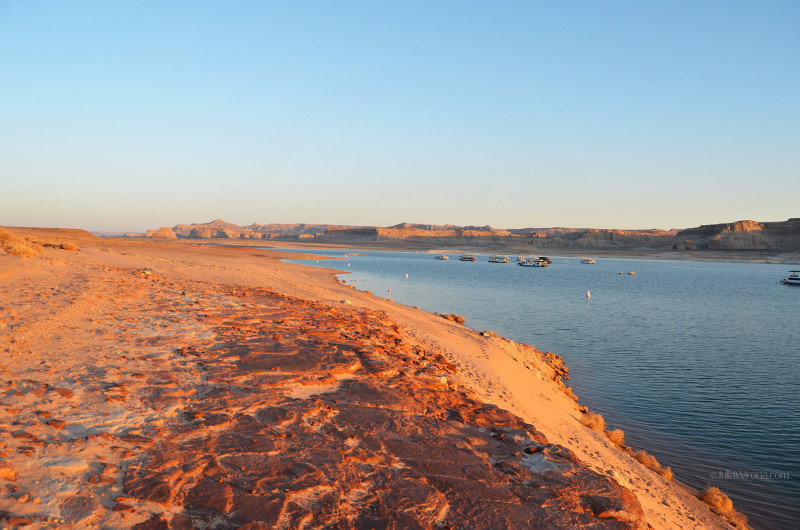 Sunrise over Lake Powell