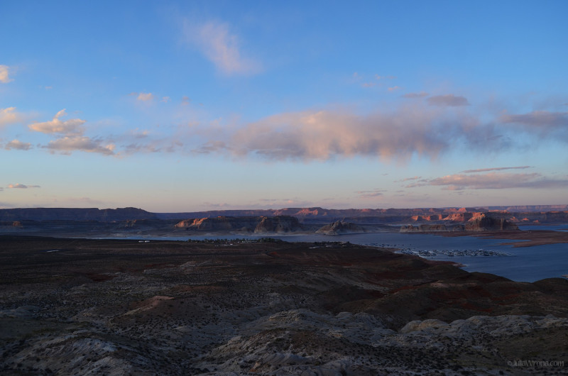 Sunset in Lake Powell