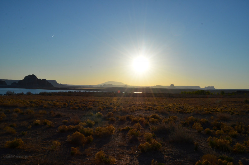 Sunrise over Lake Powell