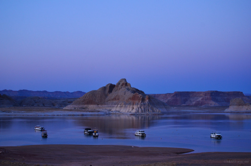 Sunrise over Lake Powell