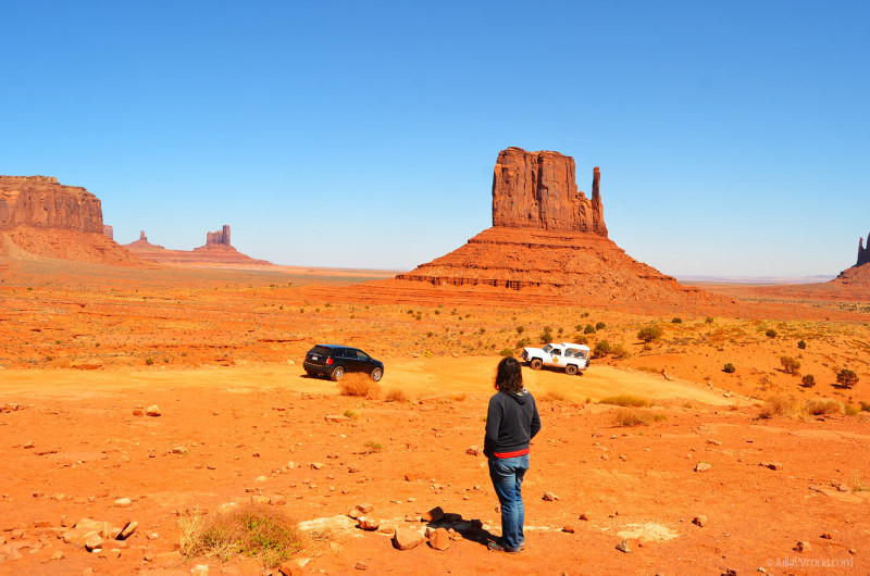 Monument Valley dangerous scenic road