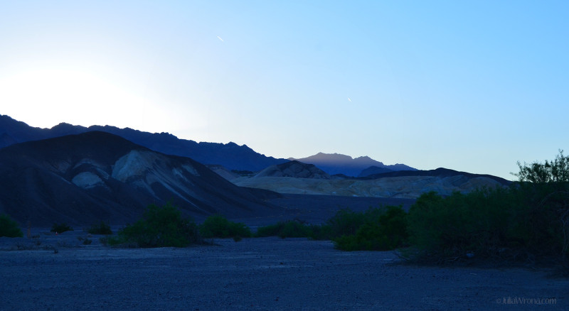 Dawn at Furnace Creek in Death Valley