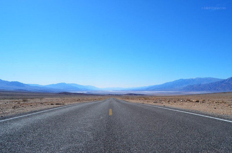 Leaving Death Valley National Park