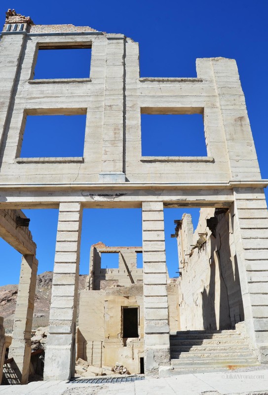 Cook Bank Building in Rhyolite, Nevada