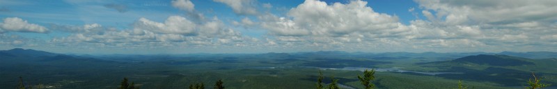 View from the top of Catamount Mountain in the Adirondacks